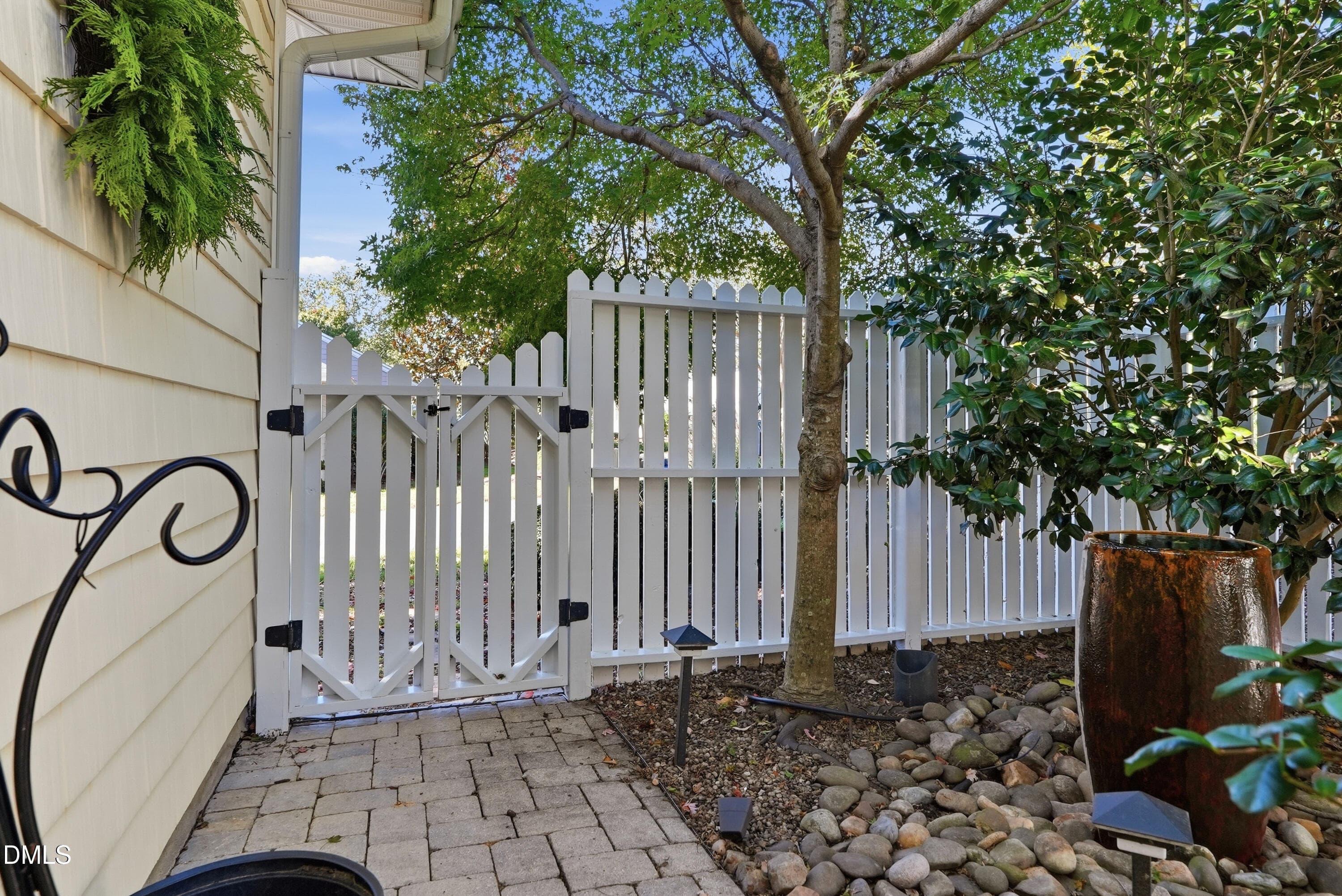 Fenced back courtyard - 12 Macon, Pittsboro, NC 27312