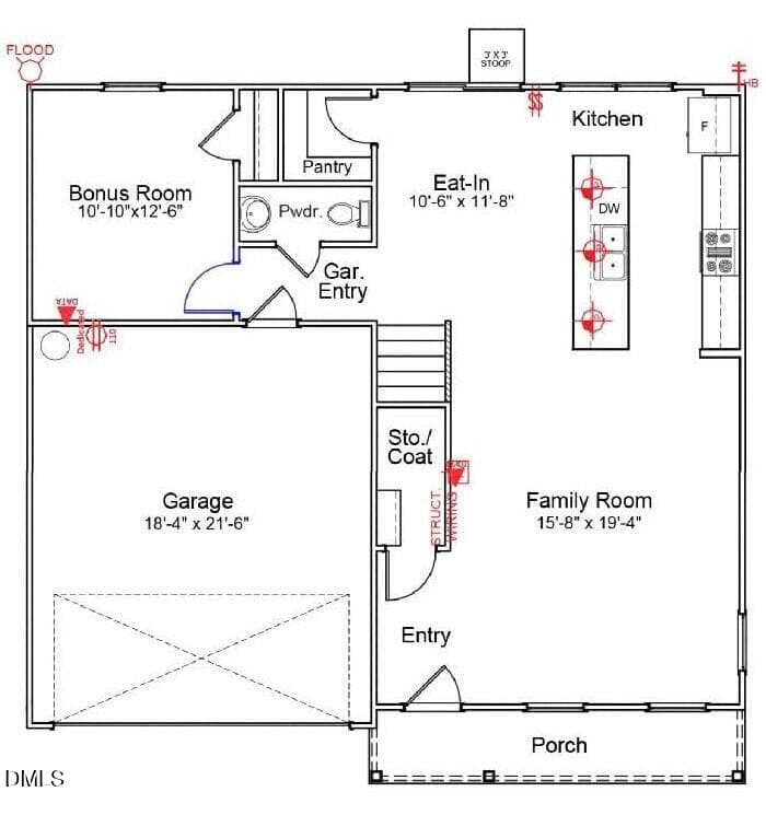 Floor plan_Page_1 - 20 Mistflower Drive, Youngsville, NC 27596