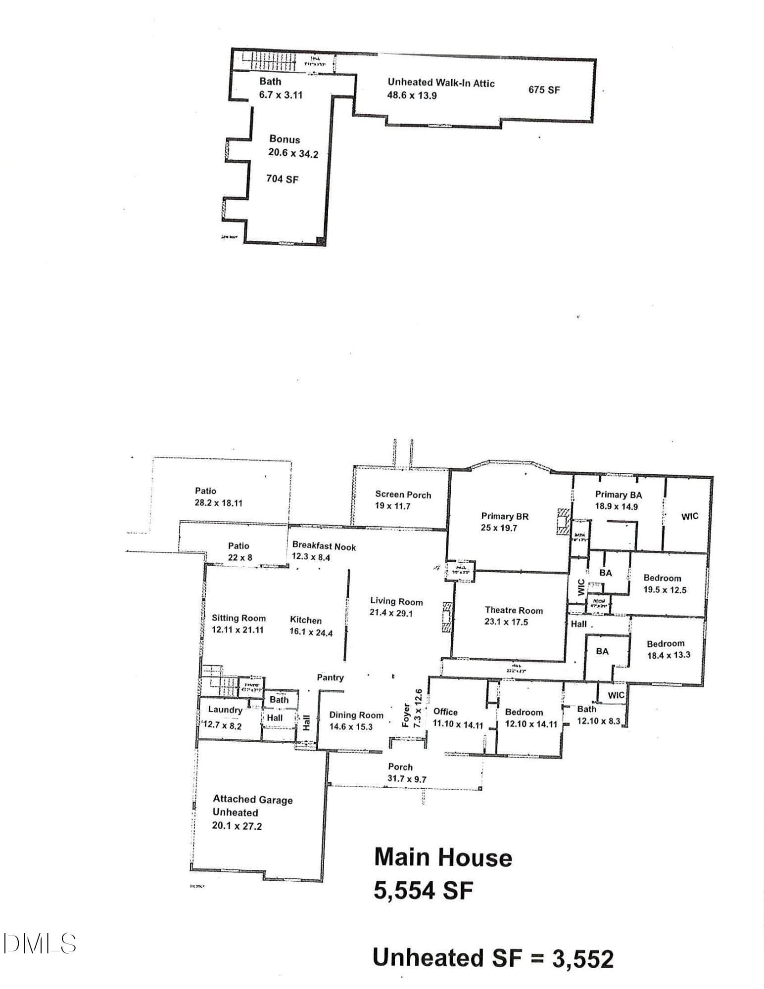 Main House Floor Plan - 2983 Hallie Burnette Road, Oxford, NC 27565