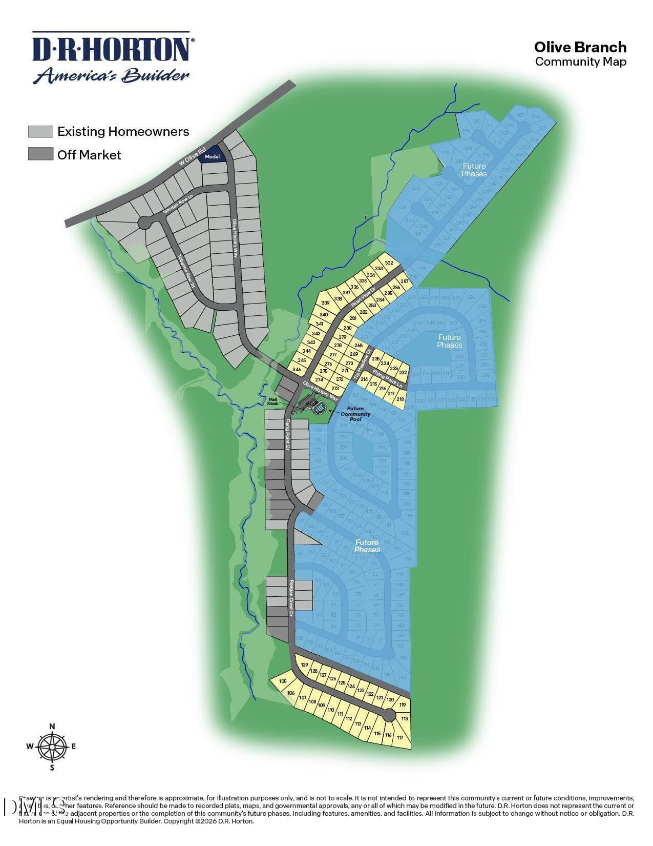 OLIVE BRANCH SITE MAP - 193 Reagan Crest Drive, Wilsons Mills, NC 27520
