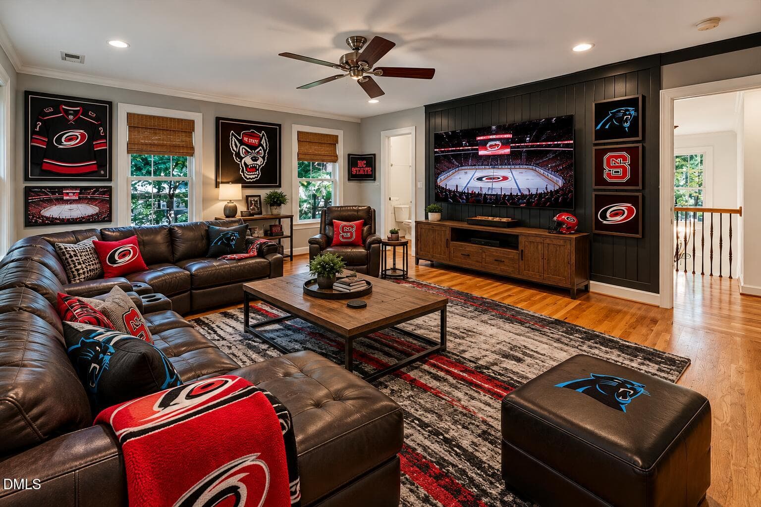Carolina Sports Fan Cave Lounge - 8505 Windsong Valley Drive, Wake Forest, NC 27587