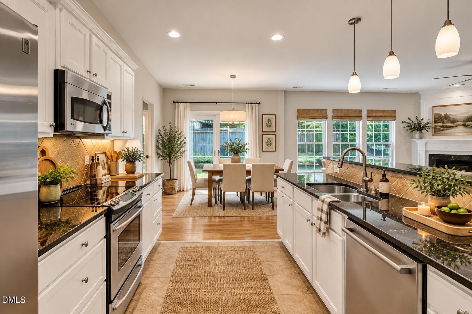 Bright Modern Kitchen and Living Space ( - 8206 Pilots View Drive, Raleigh, NC 27617
