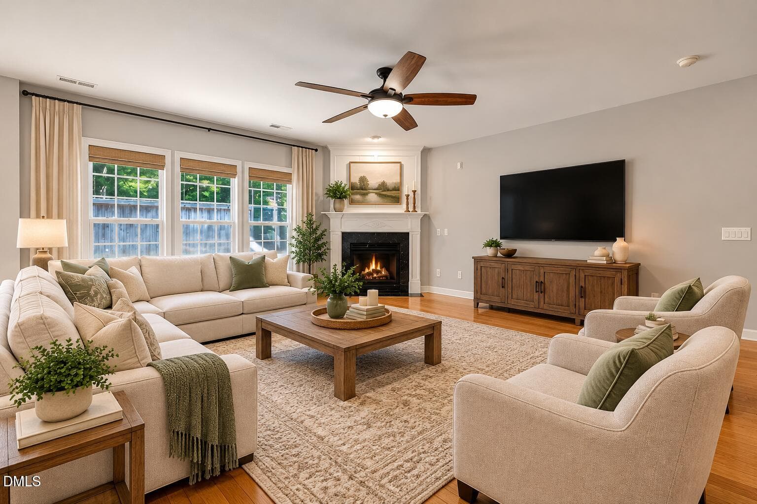 Bright Modern Living Room Retreat - 8206 Pilots View Drive, Raleigh, NC 27617