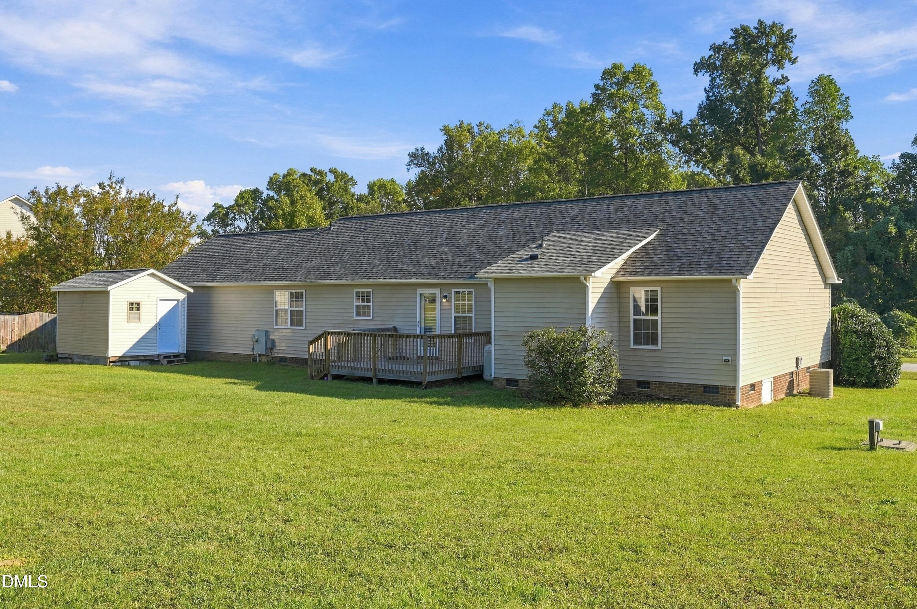 Rear - 27 Old Tree Court, Willow Springs, NC 27592