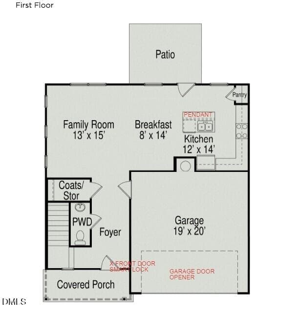 First Floor - 418 Barter Drive, Vass, NC 28394