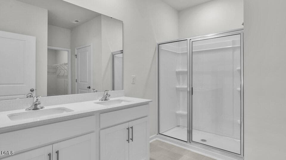 PRIMARY SUITE BATHROOM - 27 Hawley Glen Drive, Lillington, NC 27546
