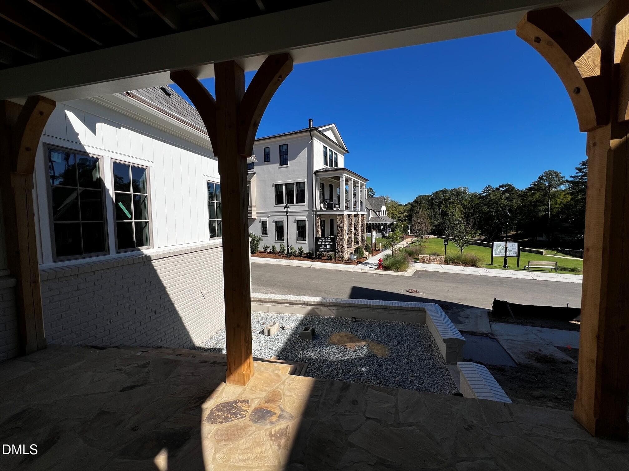 porch and courtyard - 1300 Eldon Circle, Durham, NC 27707