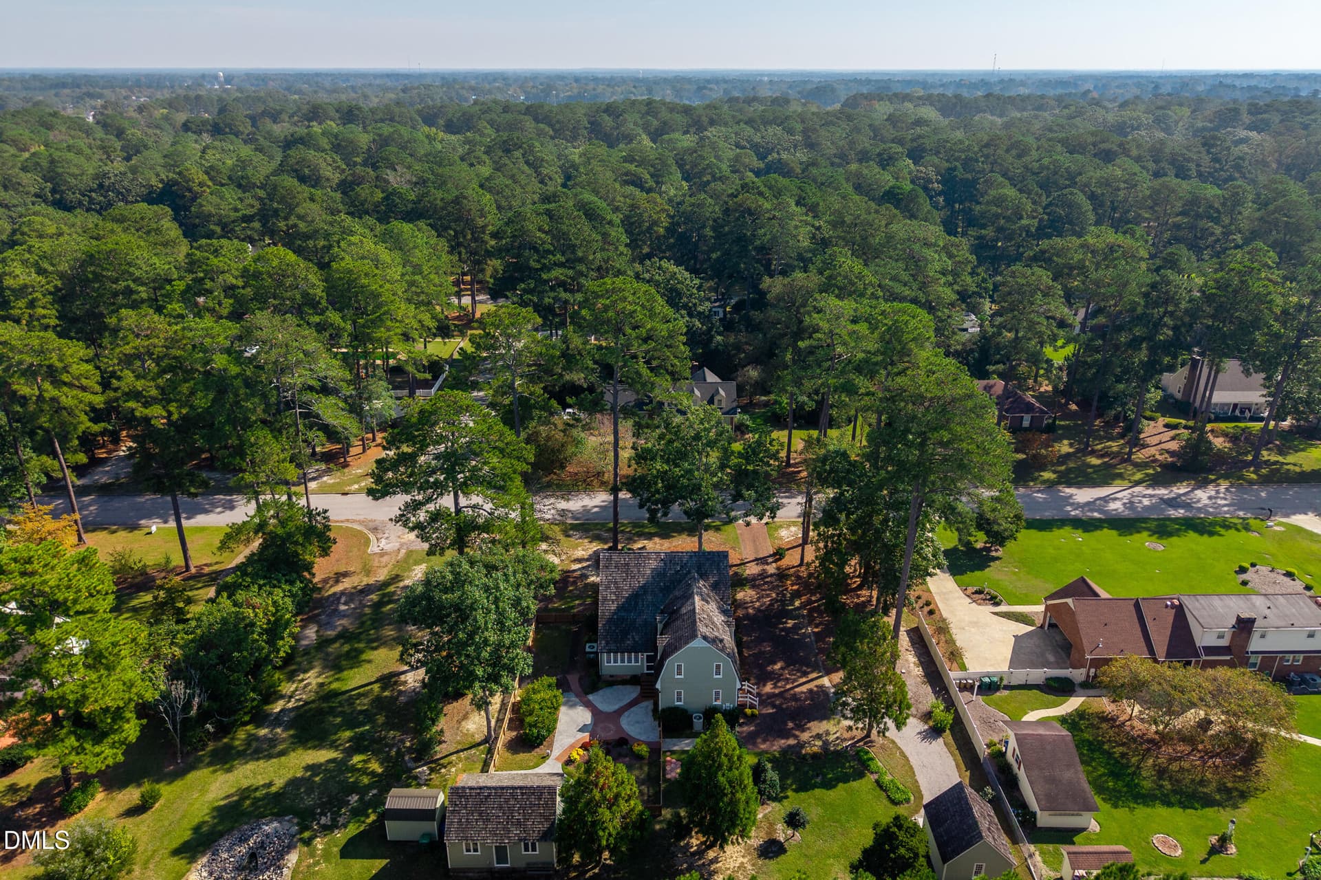 Aerial View - 1516 Colony Drive, Tarboro, NC 27886