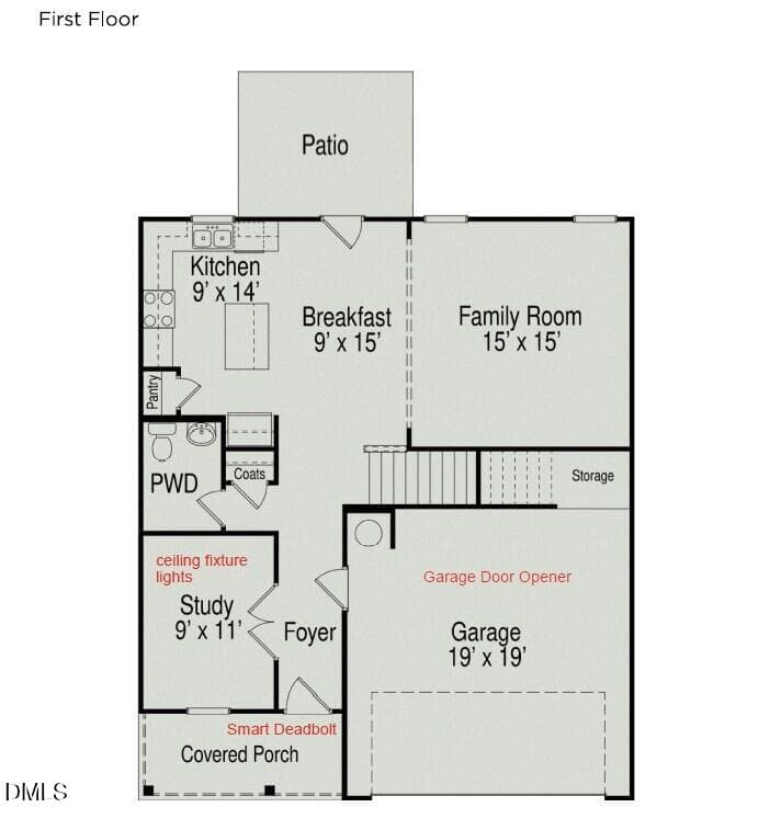 First Floor - 424 Barter Drive, Vass, NC 28394