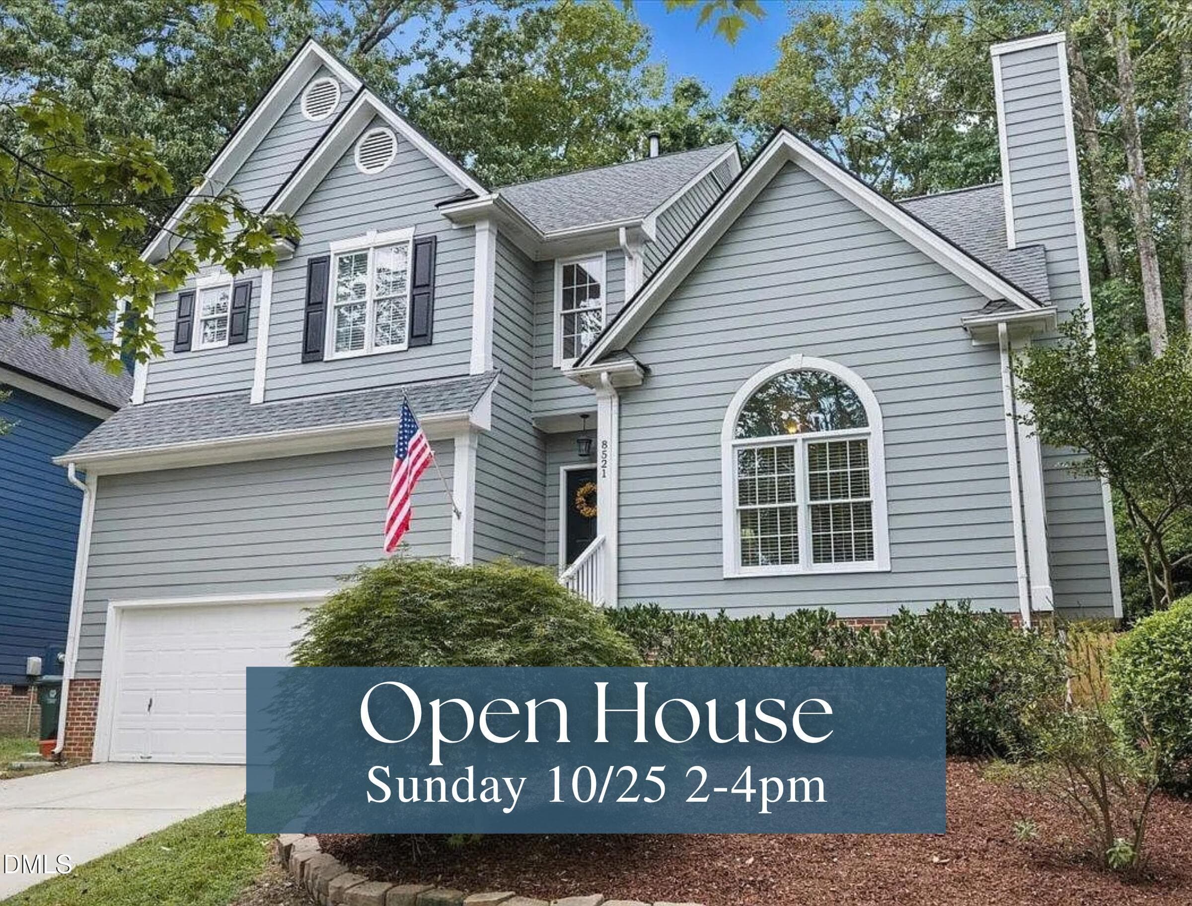 OPEN HOUSE 10/25 2-4pm - 8521 Hawksmoor Drive, Raleigh, NC 27615