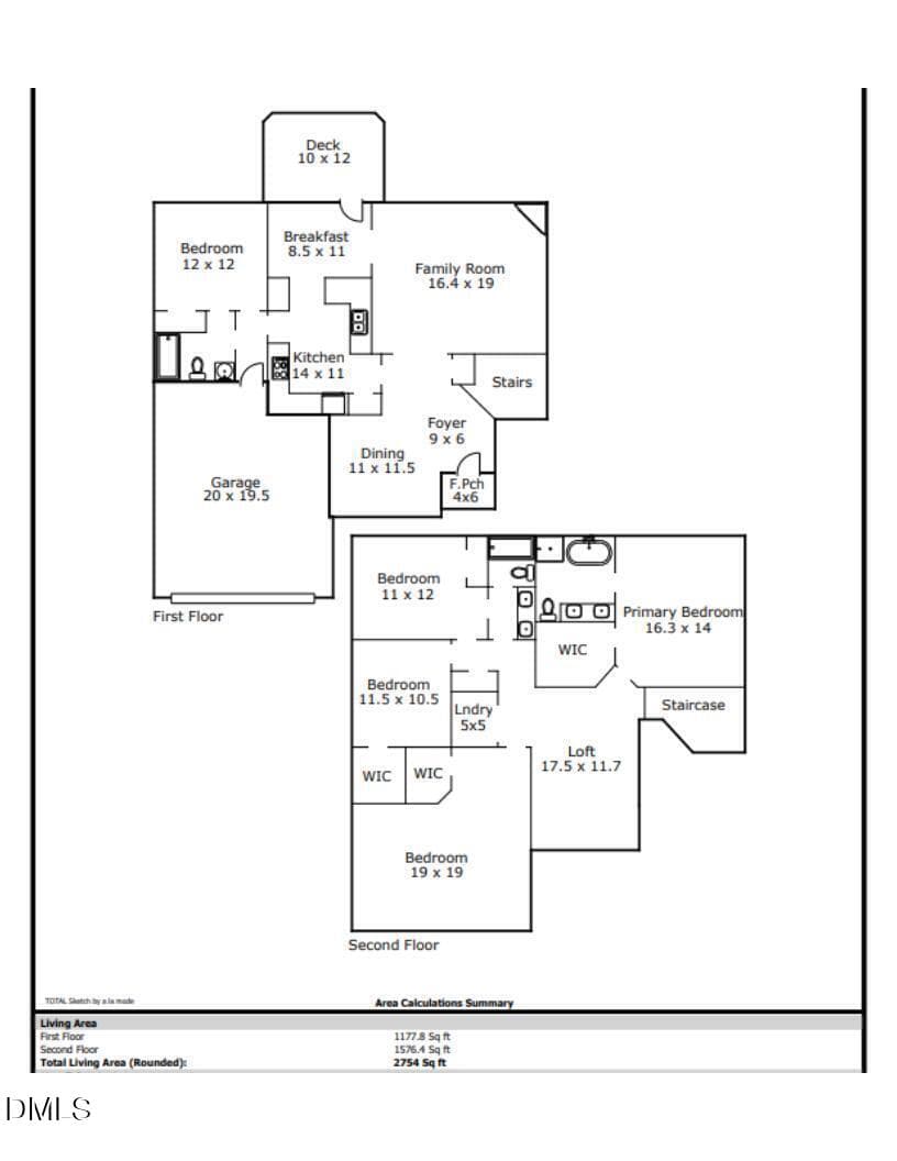 36 Floor Plan Pic - 2508 Hidden Meadow Drive, Fuquay Varina, NC 27526