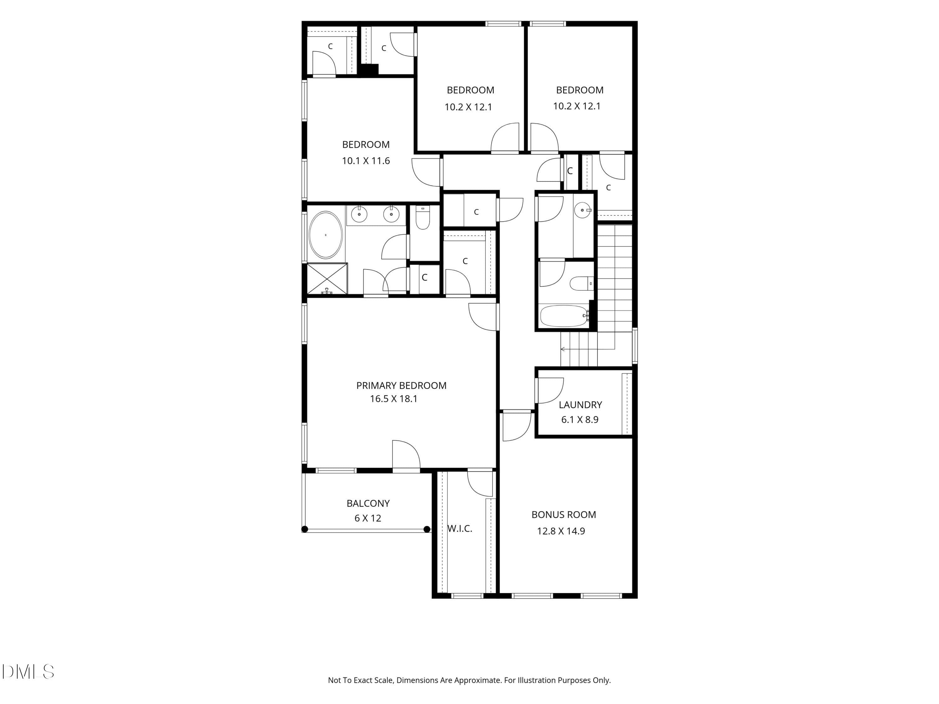 Floor Plan 2.0 JPG #2 - 100 Dogwood Blos - 100 Dogwood Blossoms Drive, Durham, NC 27703