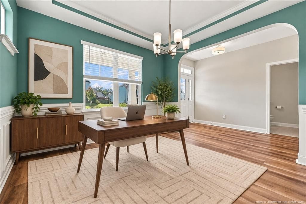 AI added furnishings - 145 Gladstone Street, Raeford, NC 28376