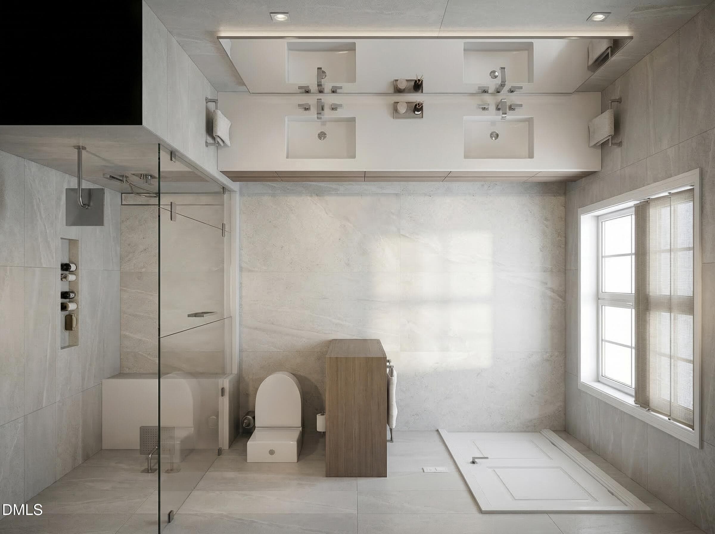 MAIN BATH - TOP VIEW - 1222 Merrick Street, Durham, NC 27701