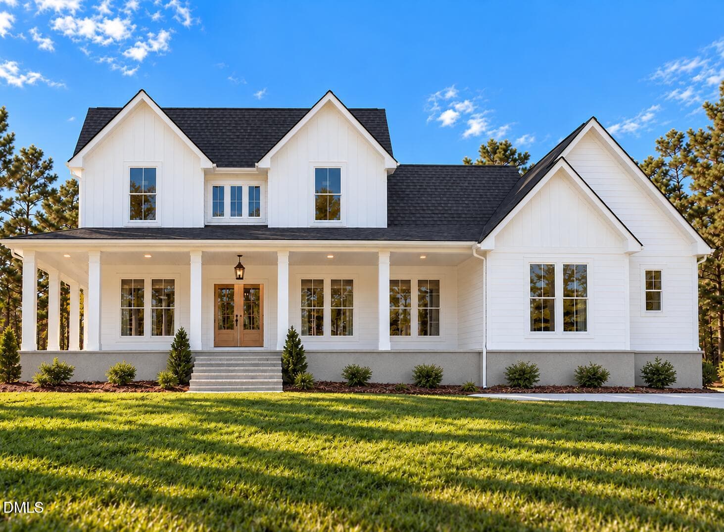 Modern Farmhouse in Cool Gray and White - 2901 Good Shepherd Trail, Spring Hope, NC 27882