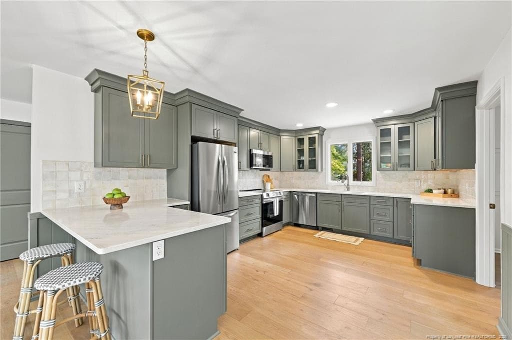 remodeled kitchen - 84 Richmond Road, Jackson Springs, NC 27281