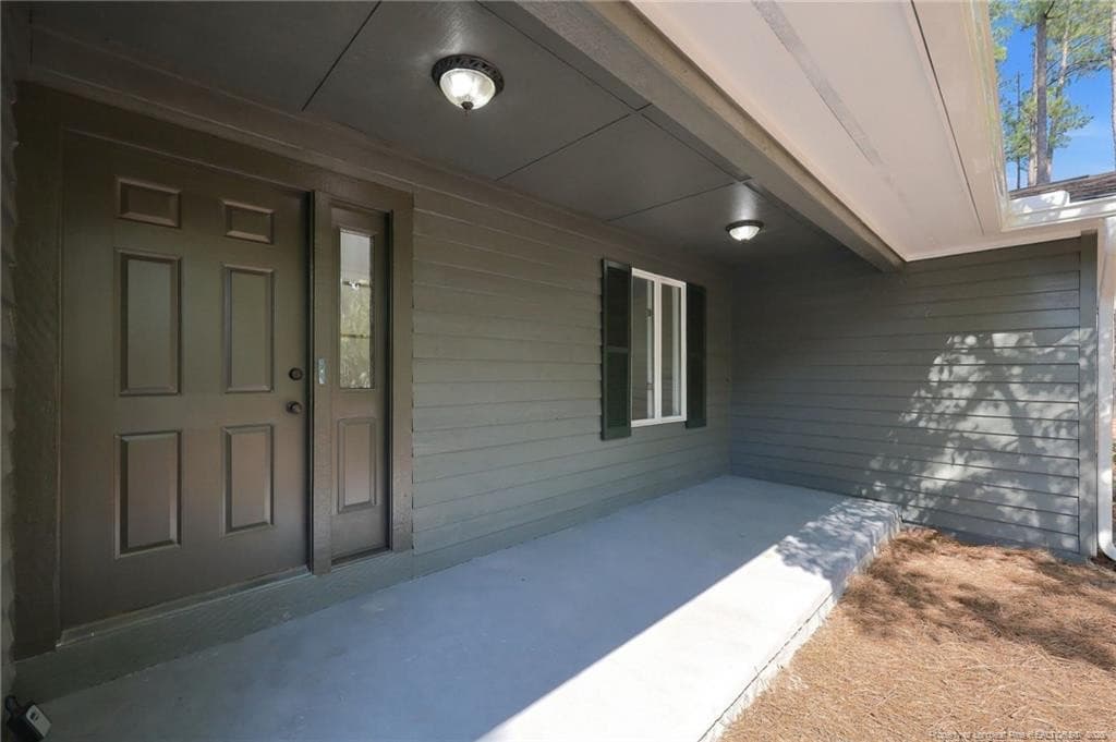 covered front porch - 84 Richmond Road, Jackson Springs, NC 27281