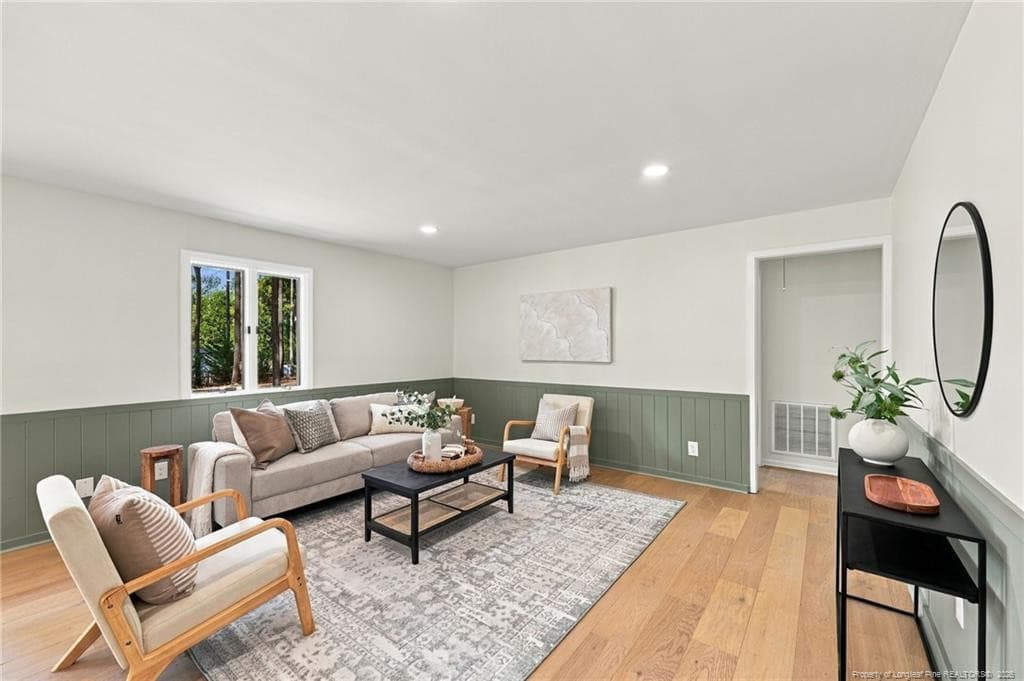 open concept living room - 84 Richmond Road, Jackson Springs, NC 27281