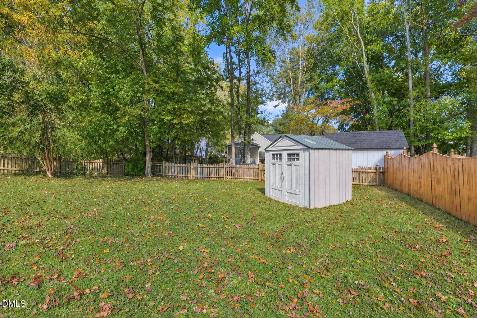 backyard shed - 113 Falmouth Court, Clayton, NC 27527
