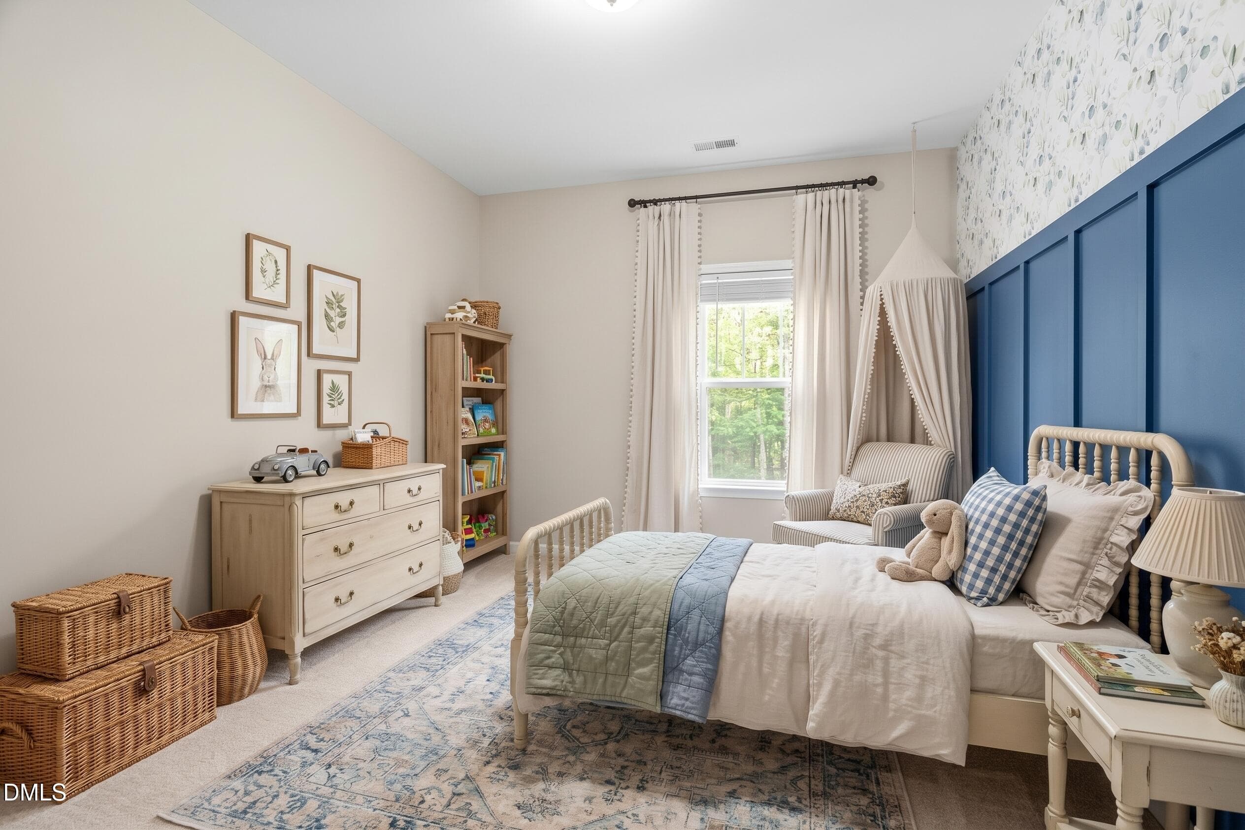 Bedroom #2 - Virtual Staging - 145 Talicud Trail, Apex, NC 27539