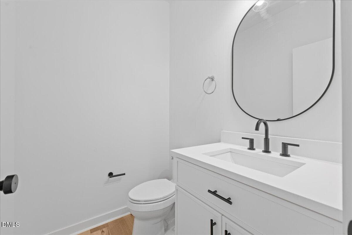 Half bath on main level - 804 Cotton Place 102, Raleigh, NC 27601