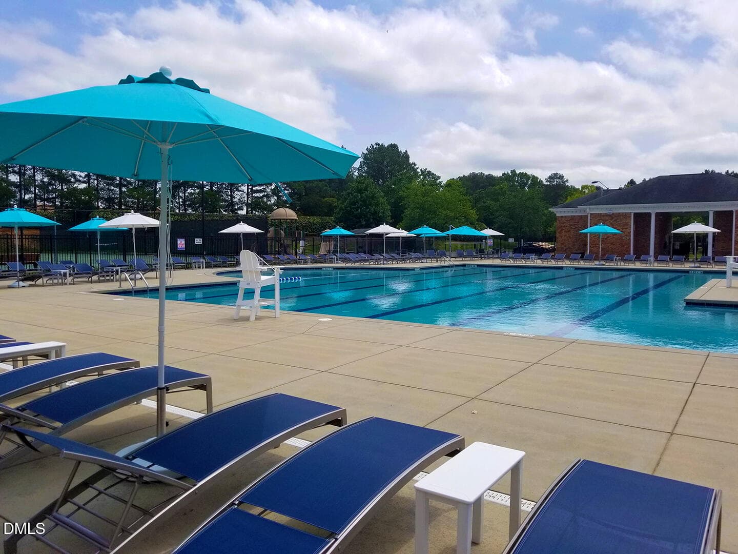 Pool and massive deck - 1104 Palace Garden Way, Raleigh, NC 27603