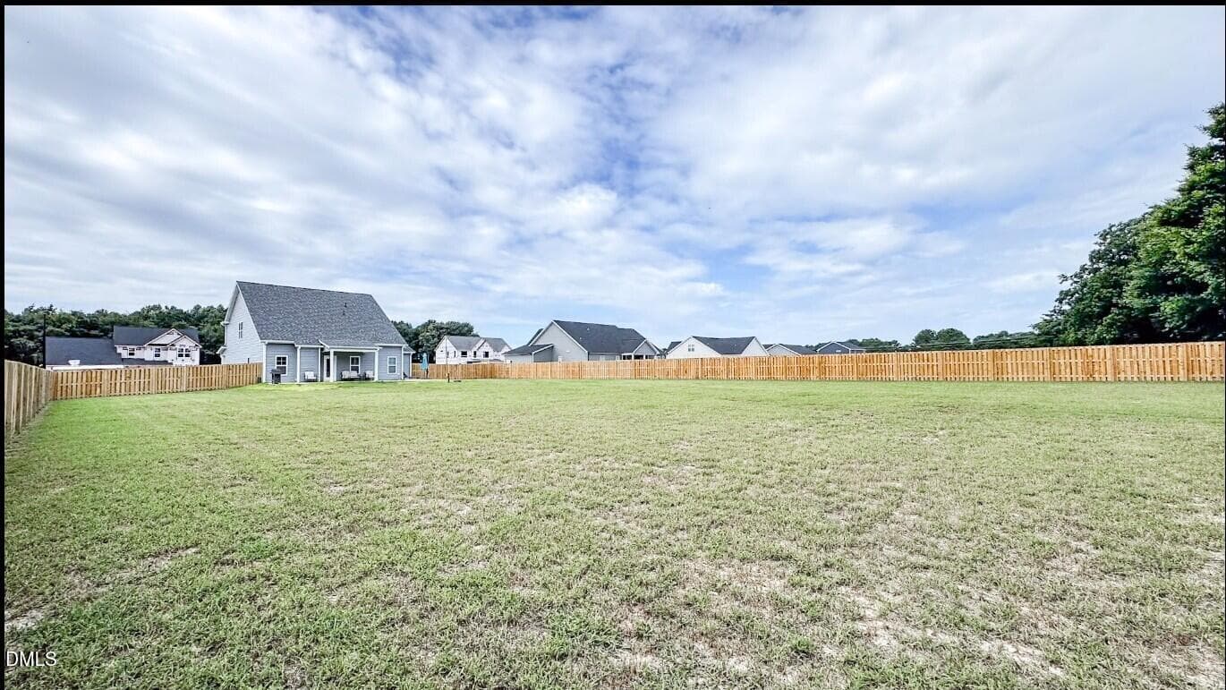 Backyard view to house - 123 Surles Landing Way, Benson, NC 27504