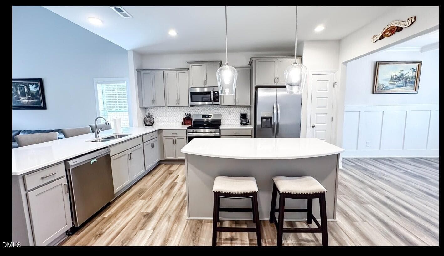 Kitchen view 2 - 123 Surles Landing Way, Benson, NC 27504