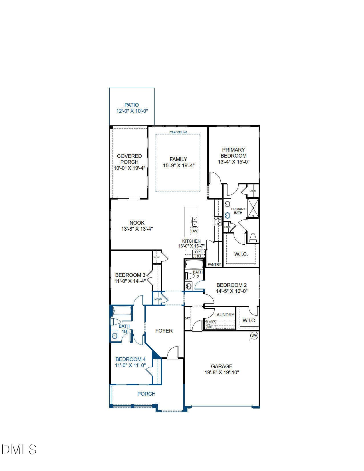 CG 5 Buckley Floor Plan - 484 Cokesbury Road, Fuquay Varina, NC 27526