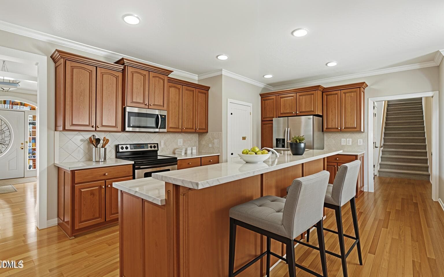 Staged-Kitchen - 116 Danagher Court, Holly Springs, NC 27540
