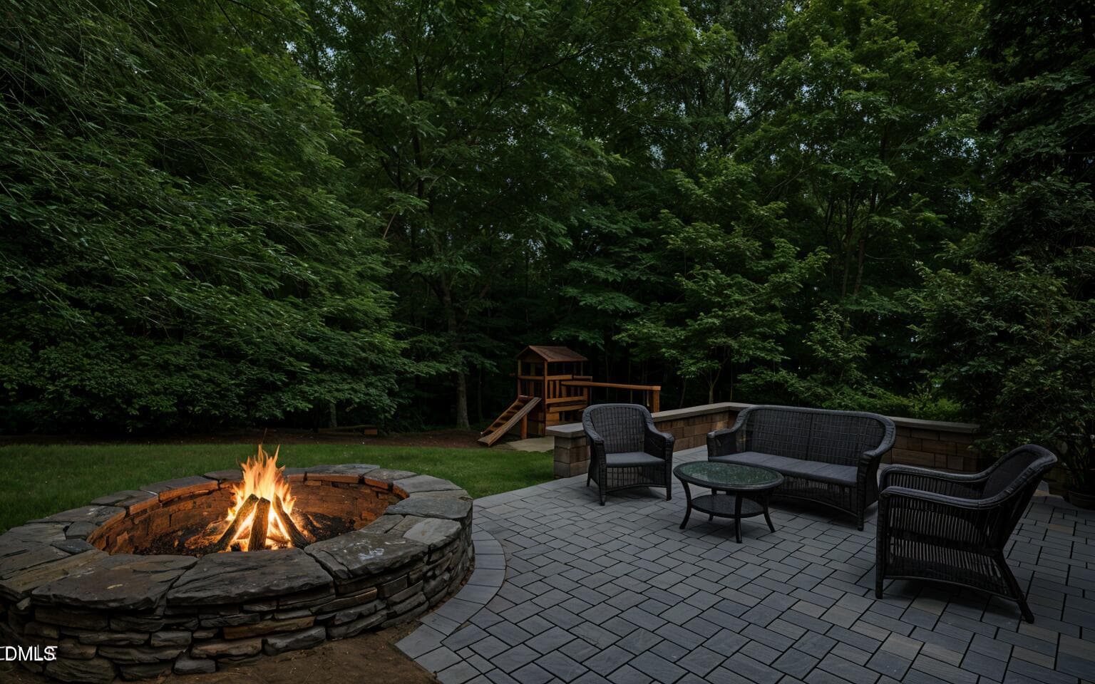 Staged-Patio - 116 Danagher Court, Holly Springs, NC 27540