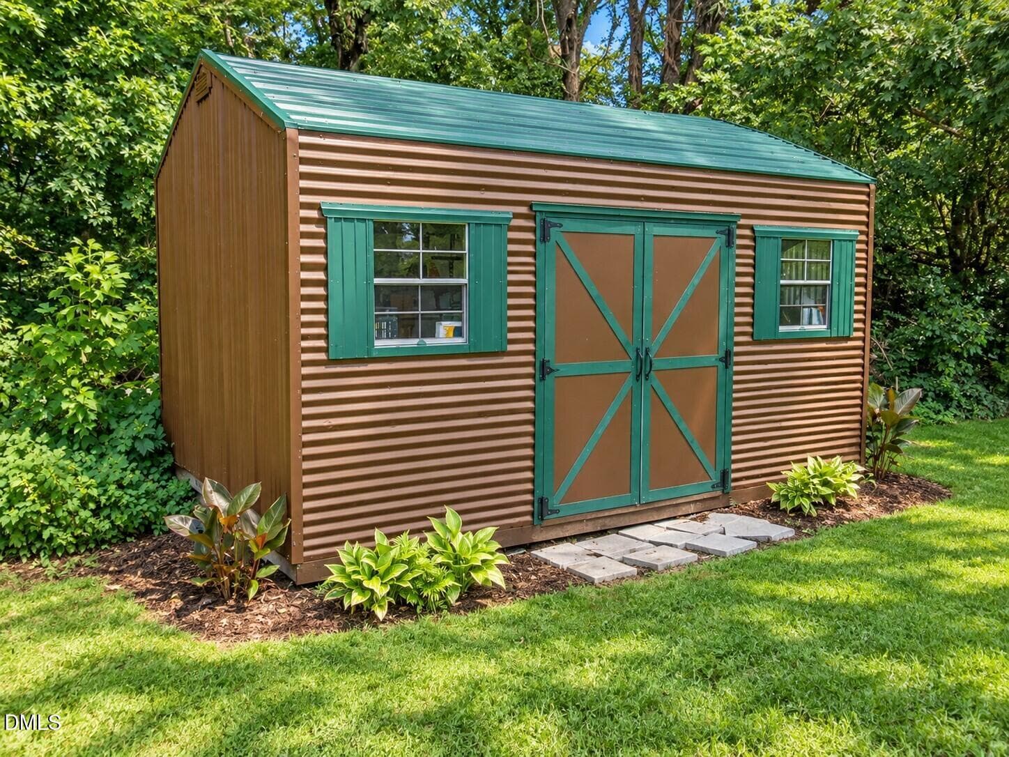 Storage shed - 1159 Fleming Town Road, Henderson, NC 27537