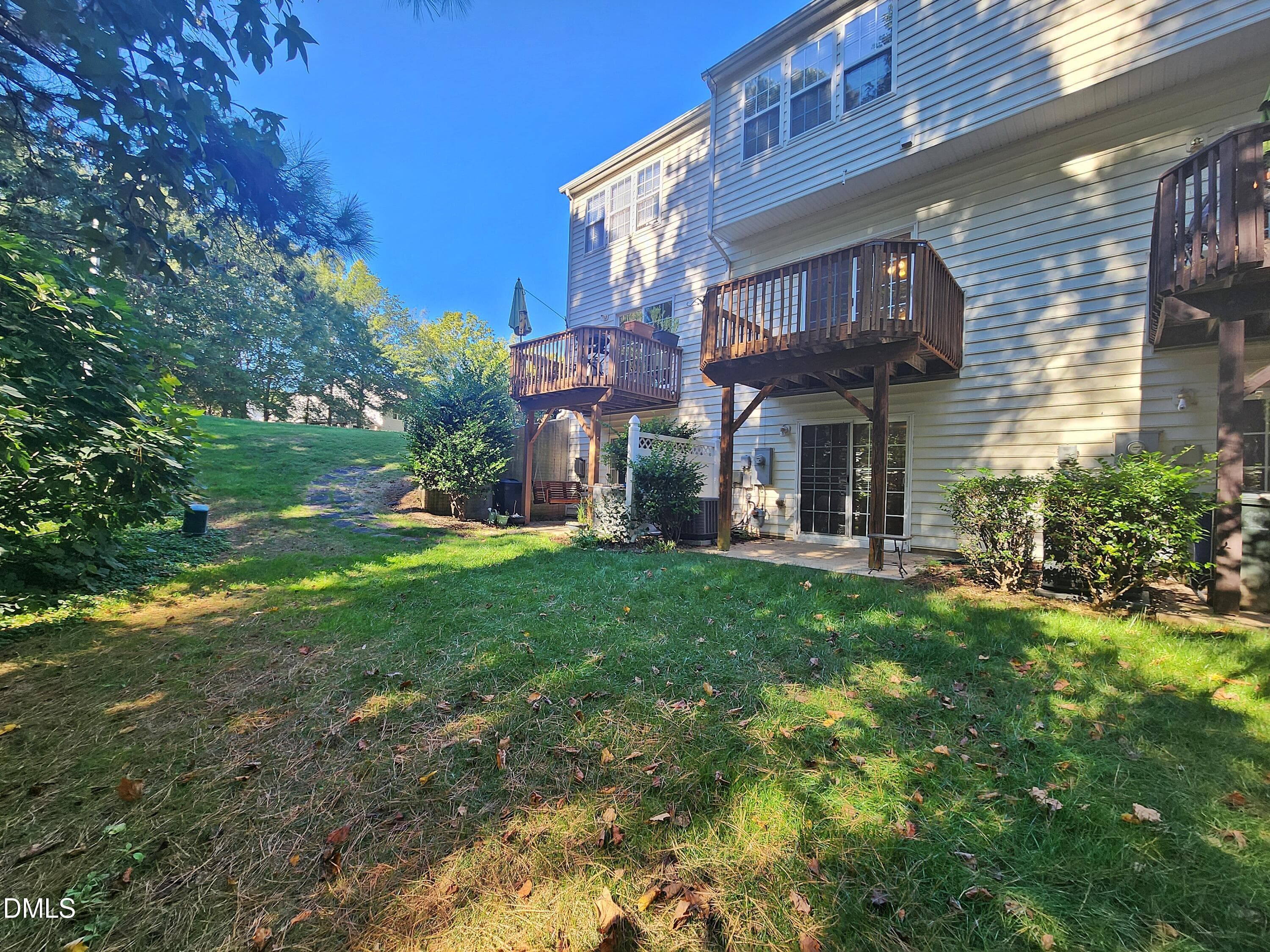 back yard - 8475 Reedy Ridge Lane, Raleigh, NC 27613