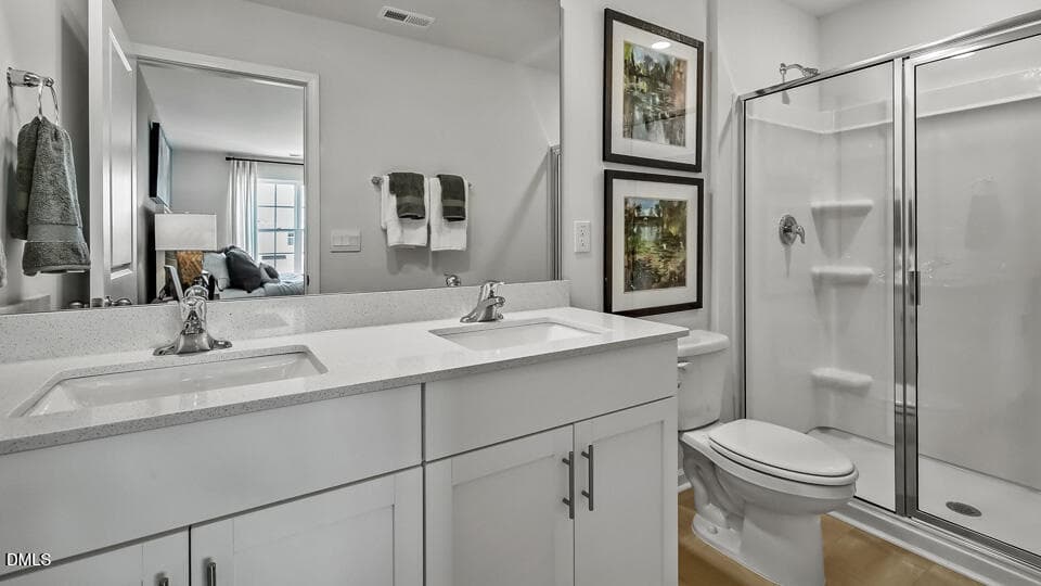 PRIMARY SUITE BATHROOM - 367 Freestall Drive, Wake Forest, NC 27587