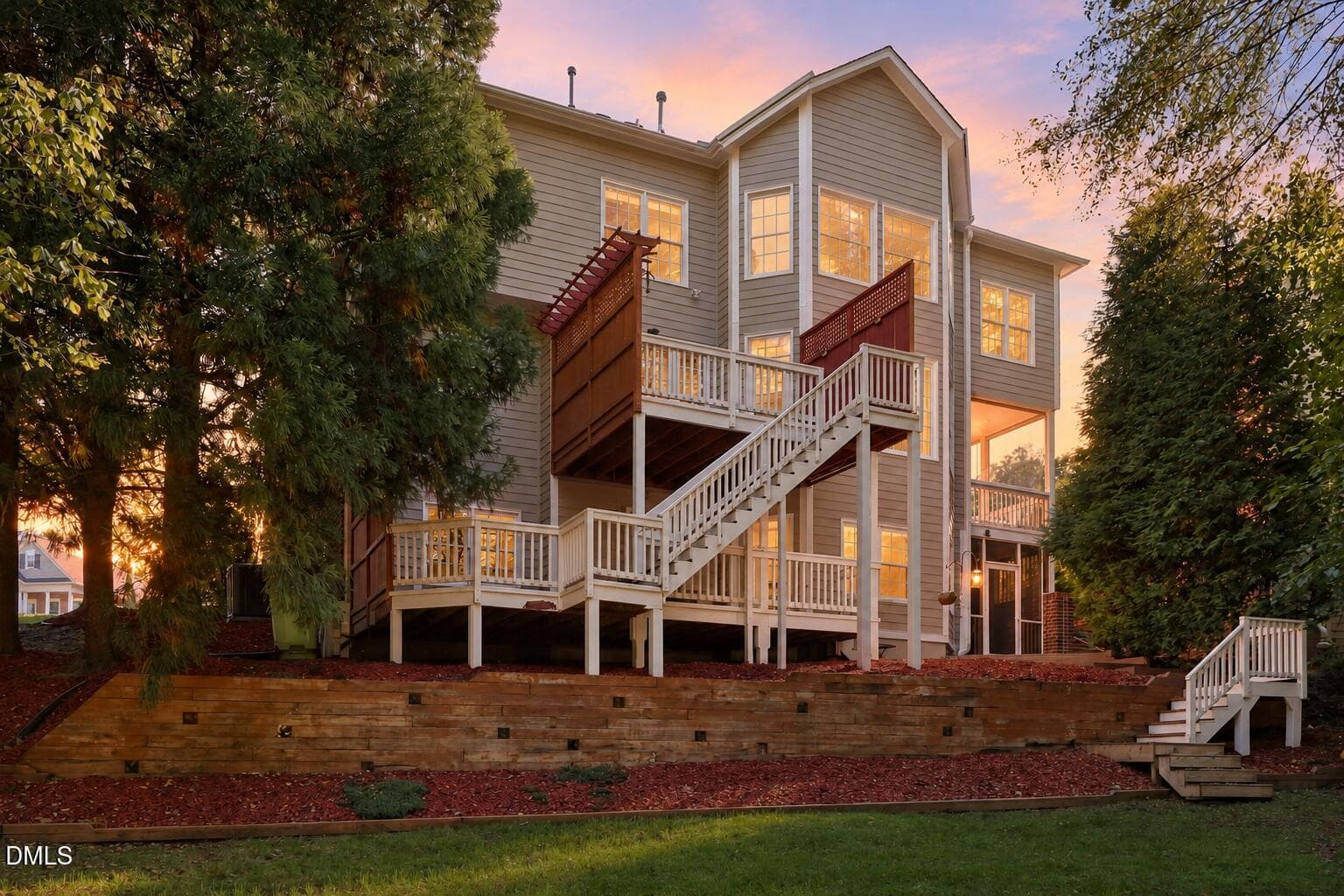 Back Exterior Virtual Dawn (1) - 2024 Wide River Drive, Raleigh, NC 27614