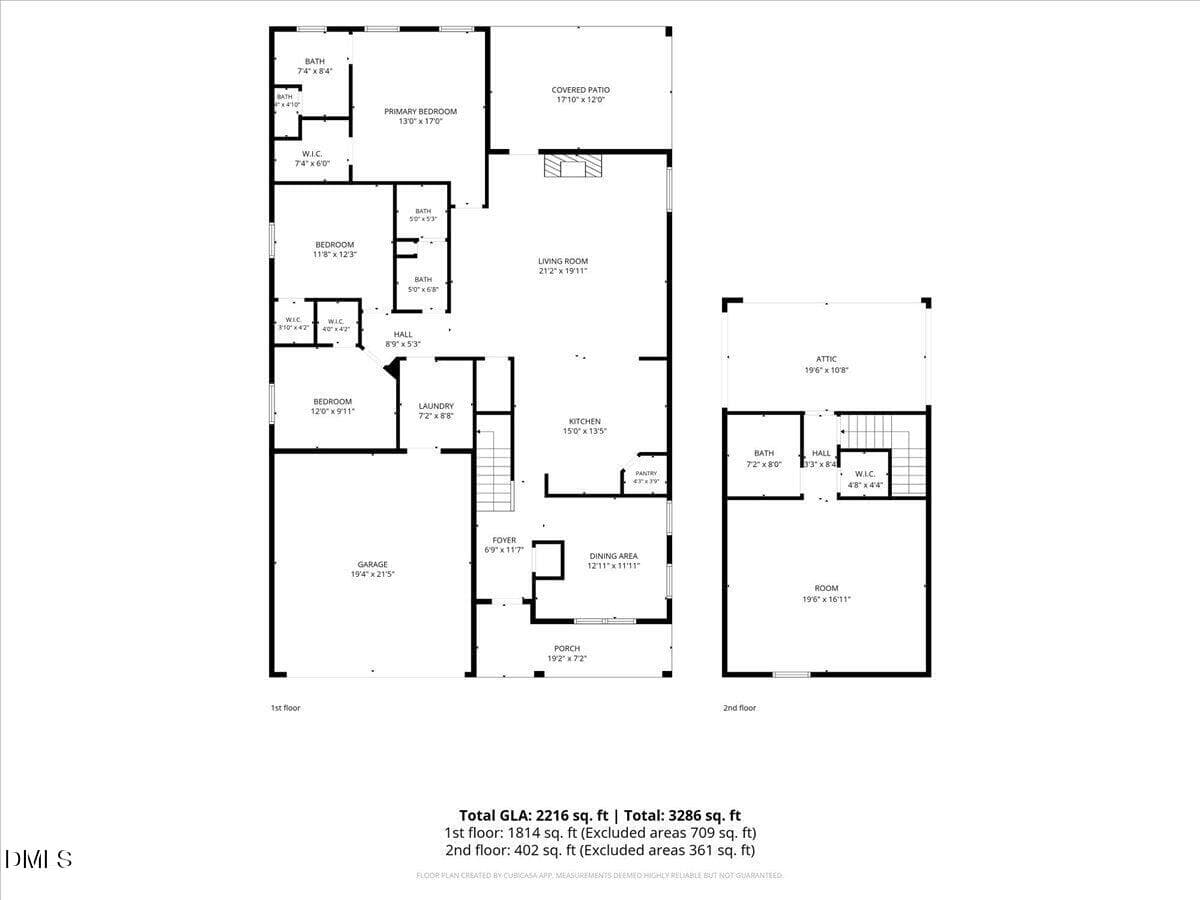 Floorplan - 131 Kinnakeet Drive, Durham, NC 27704