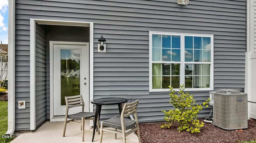 REAR PATIO - 369 Freestall Drive, Wake Forest, NC 27587