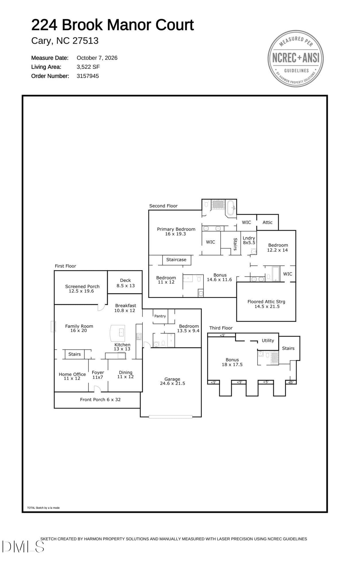224 Brook Manor Court - 3157945 - Page 1 - 224 Brook Manor Court, Cary, NC 27513