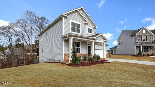 FRONT AND SIDE EXTERIOR - 2337 Horton Park Drive, Apex, NC 27539