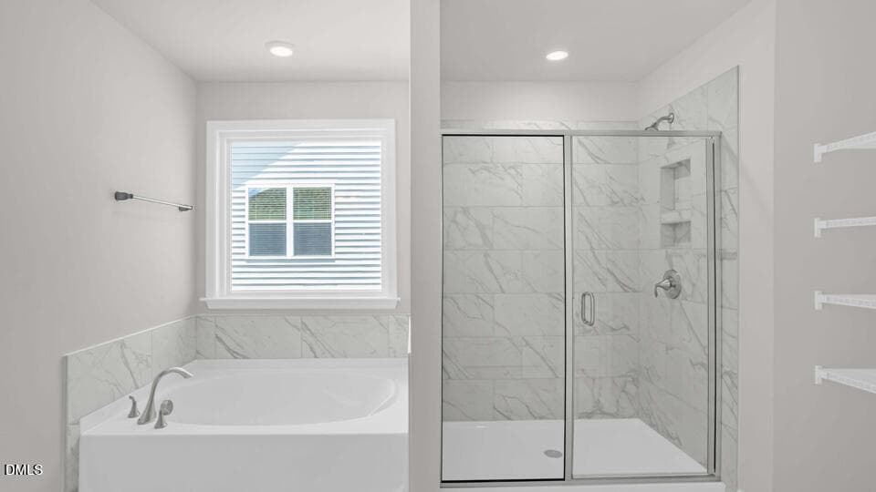 PRIMARY SUITE BATHROOM - 2337 Horton Park Drive, Apex, NC 27539