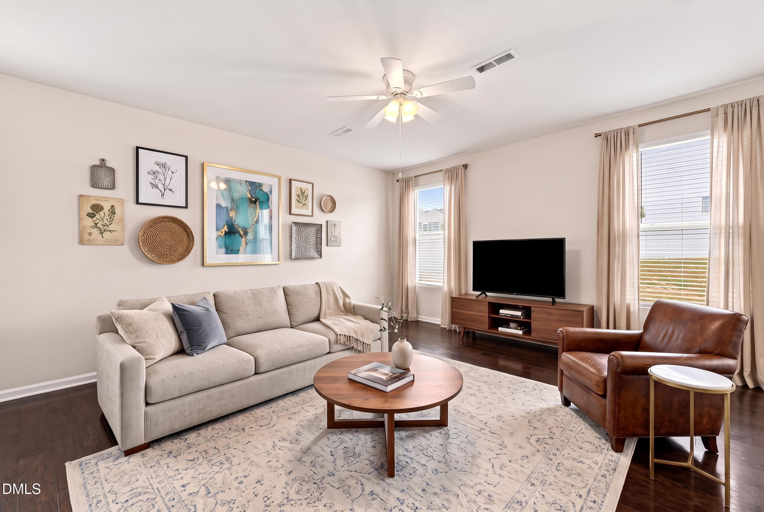 Open living Room- 3520 Massey Ridge - 3520 Massey Ridge Court, Raleigh, NC 27616