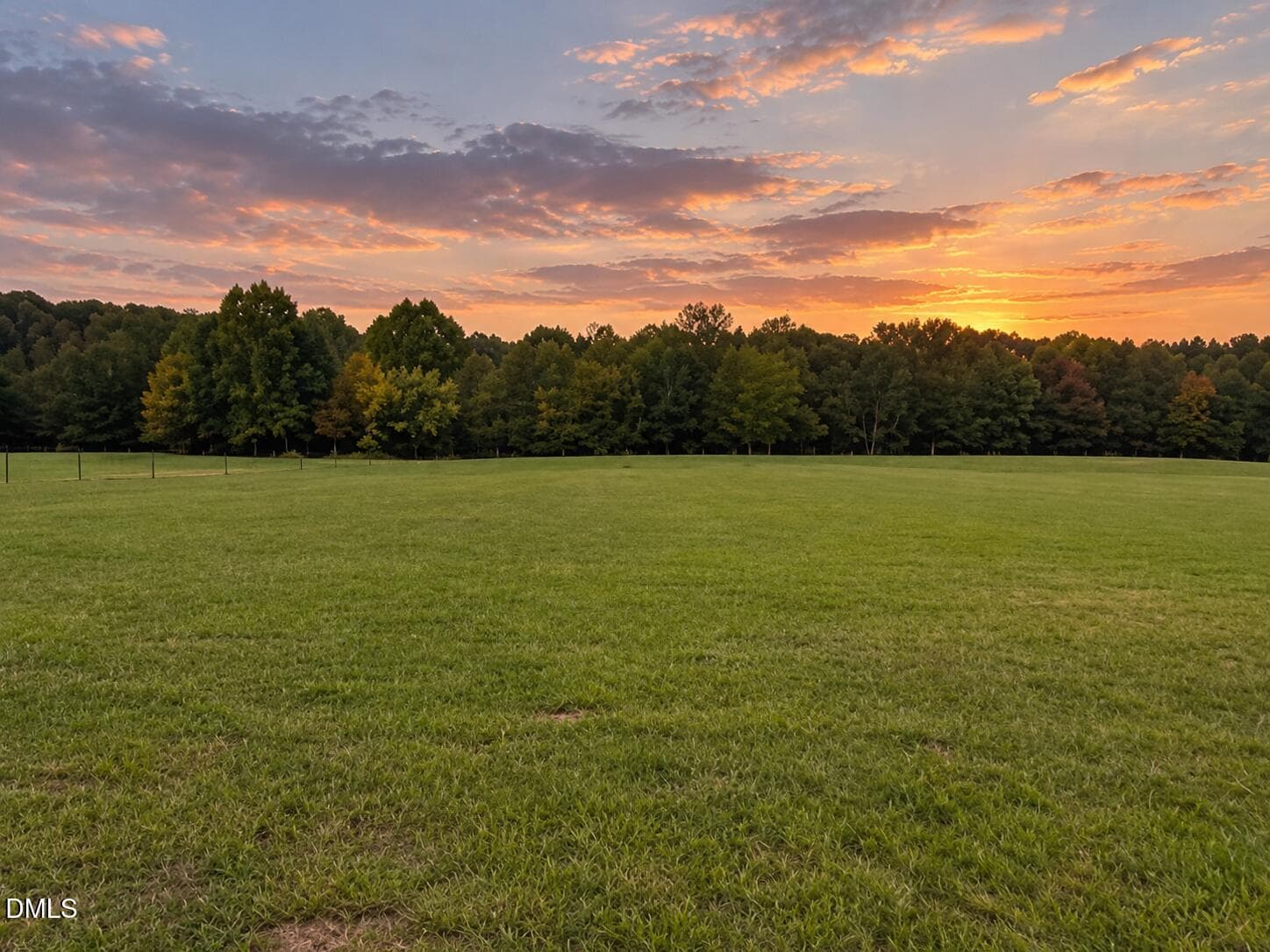 Sunset on the farm. - 2822 Little River Church Road, Hurdle Mills, NC 27541