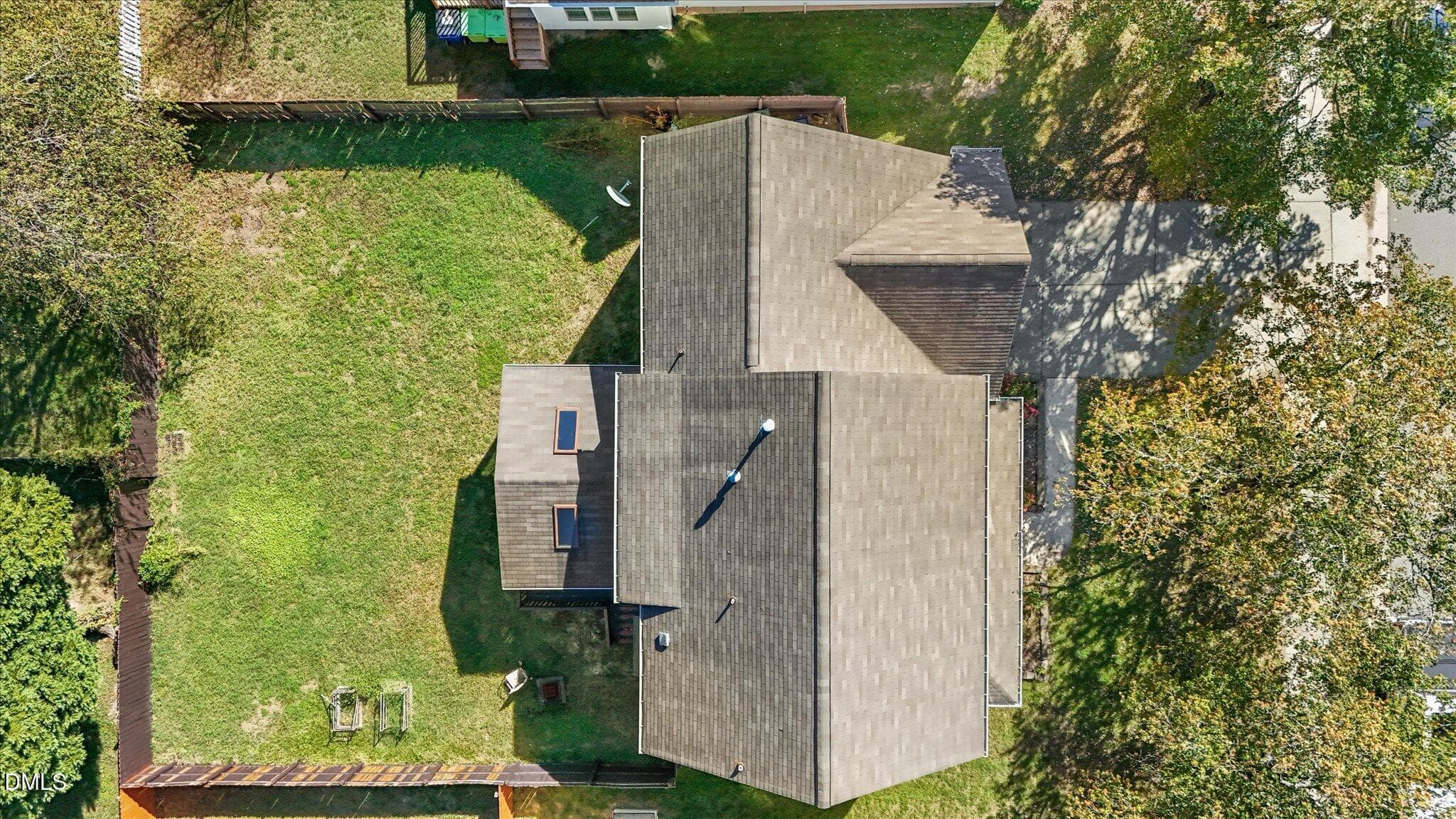 Aerial View - 8516 Wild Wood Forest Drive, Raleigh, NC 27616