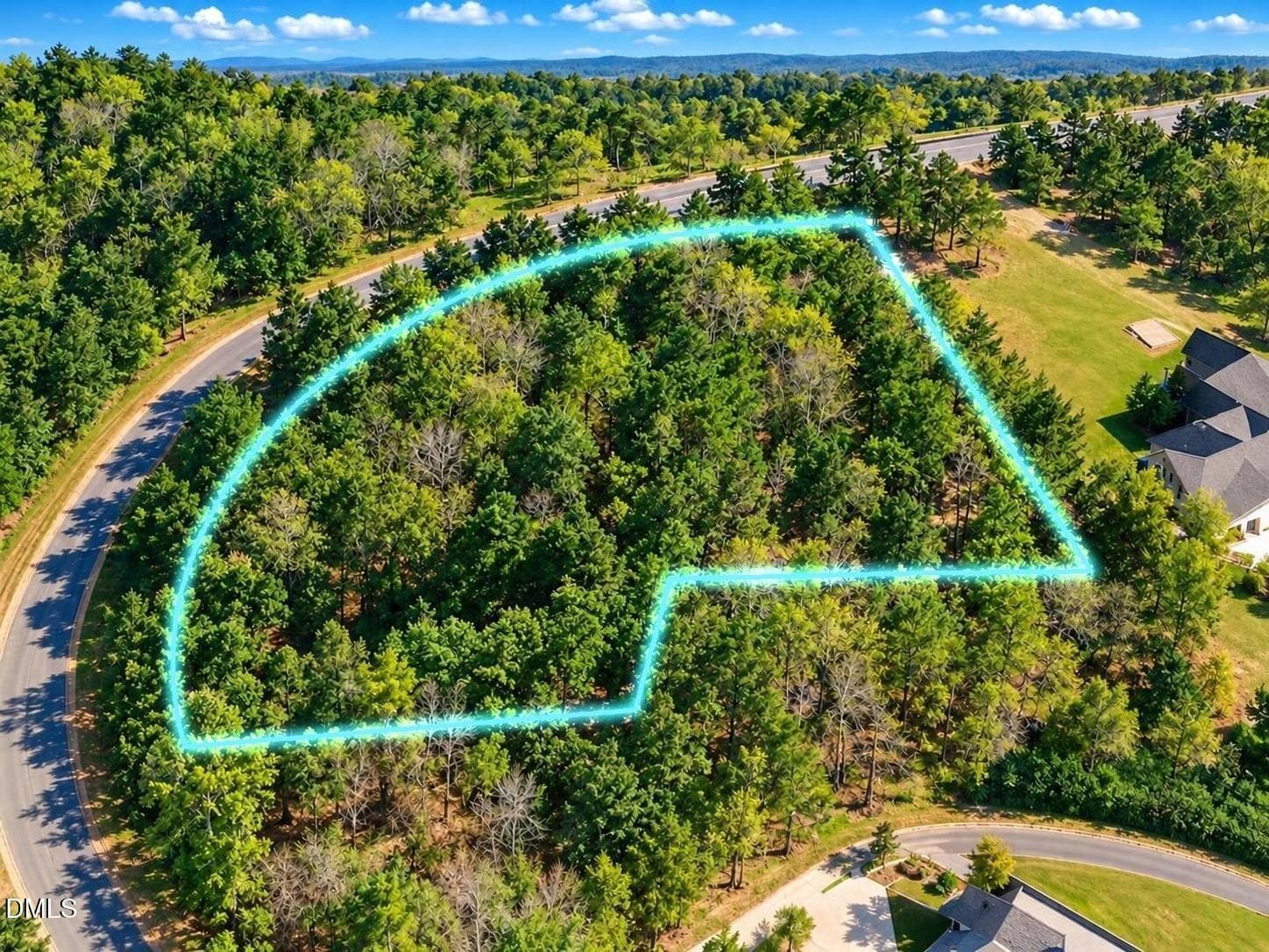 Macon-NC-2.16ac-Drone-0-outline - 0 N Robinson Ferry Road, Macon, NC 27551