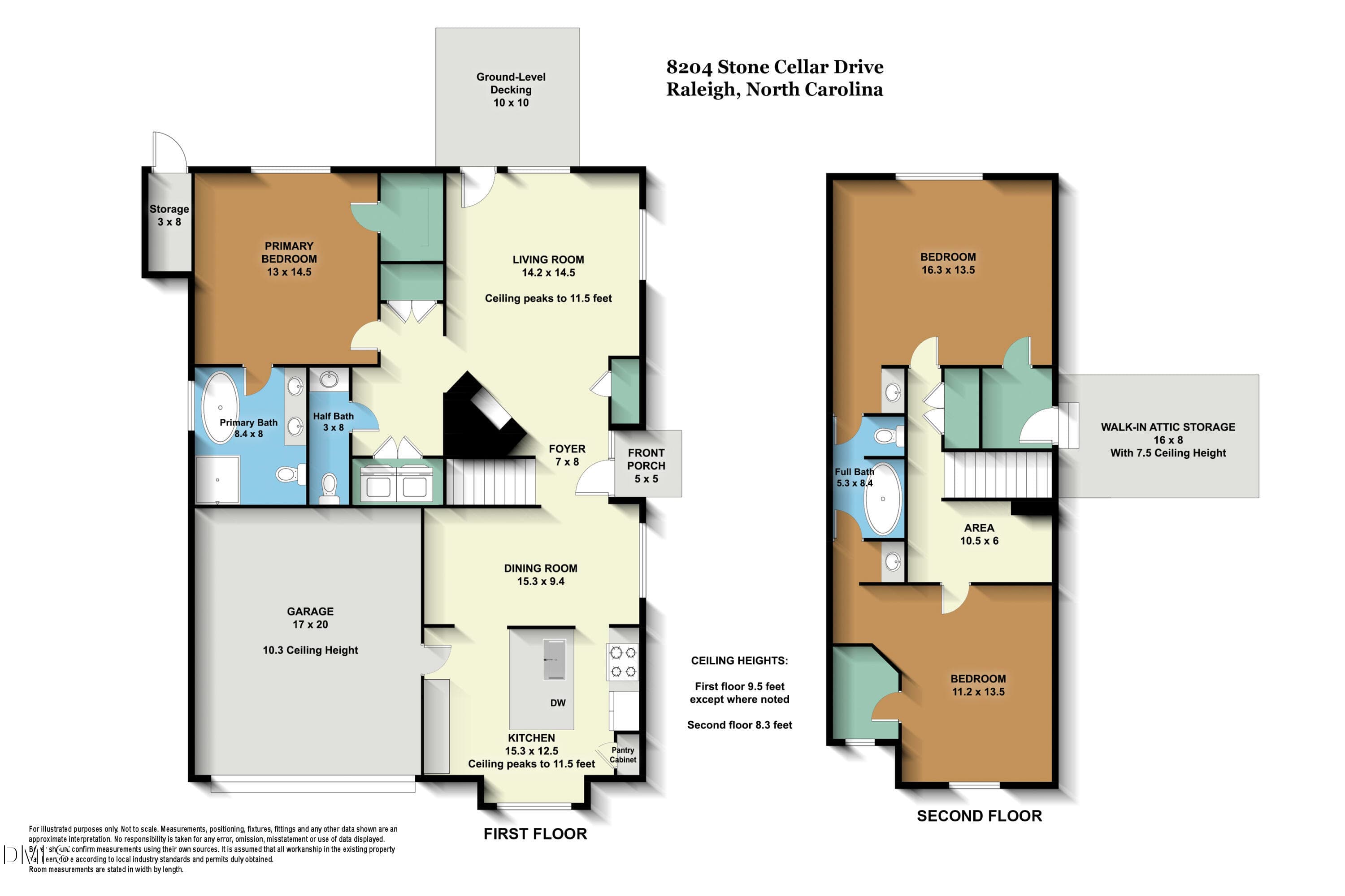 8204_StoneCellar_floorplan - 8204 Stone Cellar Drive, Raleigh, NC 27613