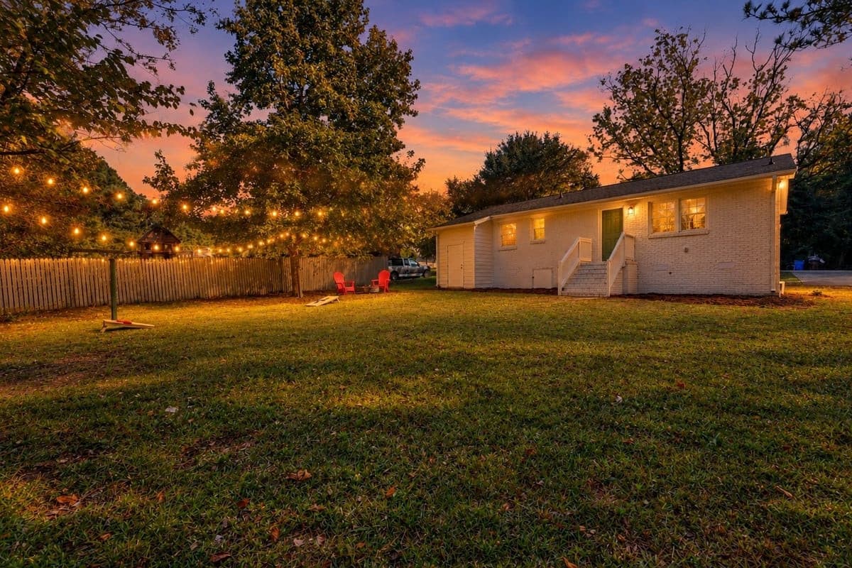 Backyard Twilight.jpg - 449 E Smithfield Street, Angier, NC 27501