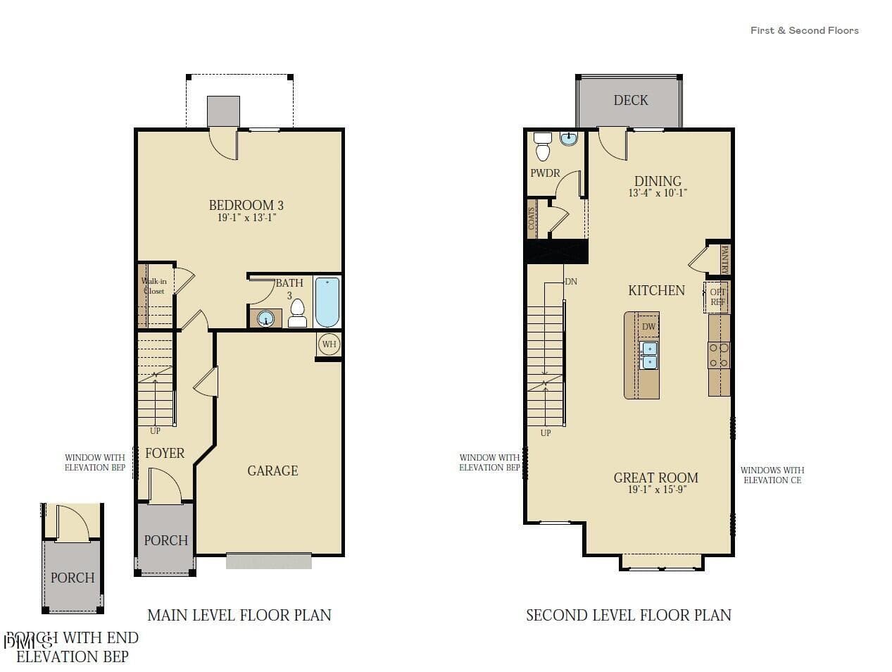 Miles 1 & 2 floorplan - 328 Diversity Way, Raleigh, NC 27610