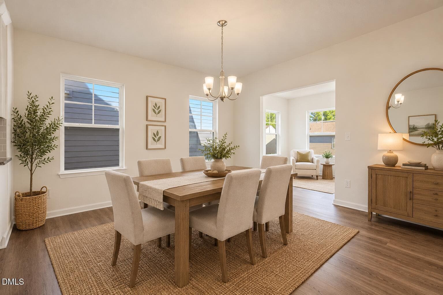 Bright Modern Farmhouse Dining Room - 417 Marthas View Way, Wake Forest, NC 27587