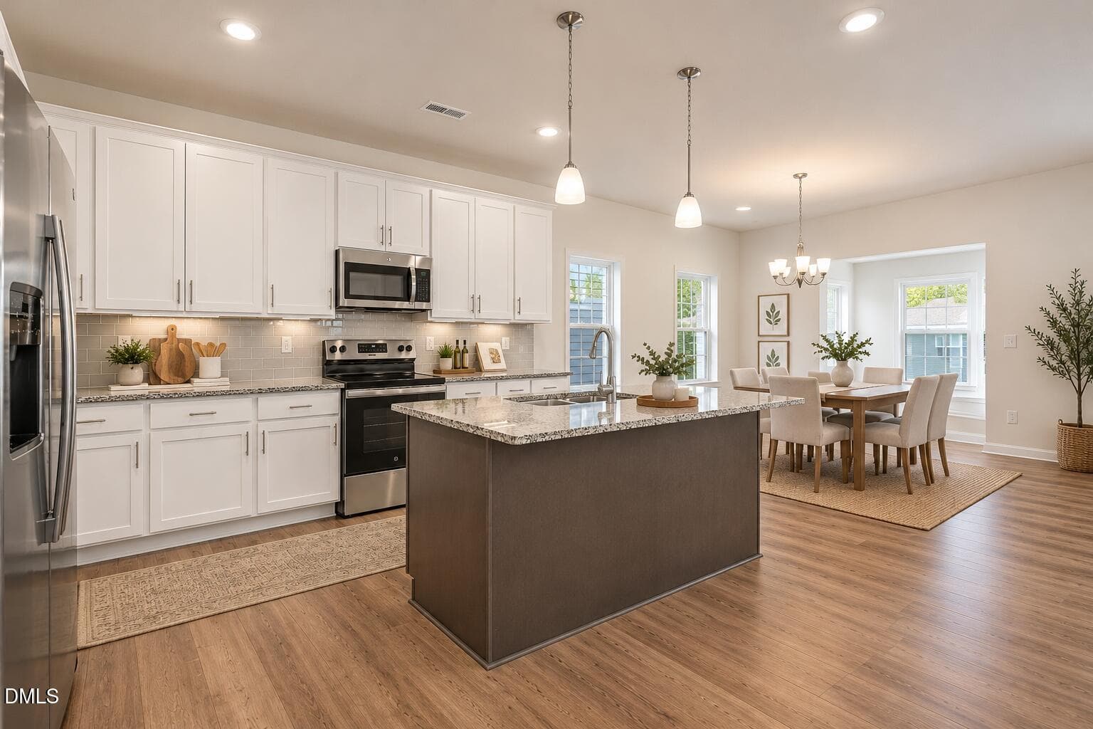 Bright Modern Kitchen and Dining Nook - 417 Marthas View Way, Wake Forest, NC 27587