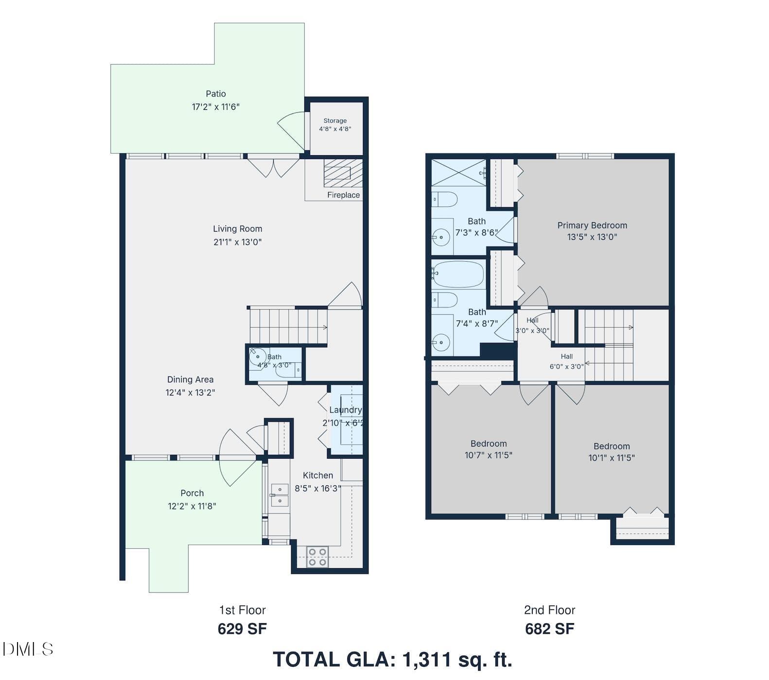 Floor plan - 1705 Oak Tree Drive, Chapel Hill, NC 27517